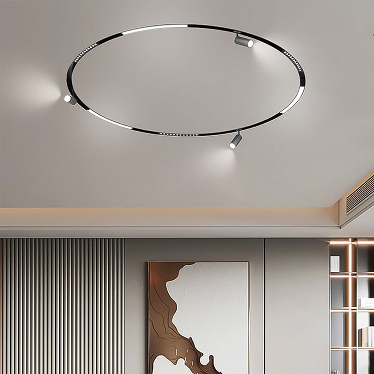 Quid est rotundum Magnetic Track Lux Idealis Electio pro Modern Architectural Lighting Design